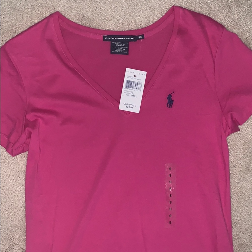 NWT Ralph Lauren Pink T-Shirt size Small